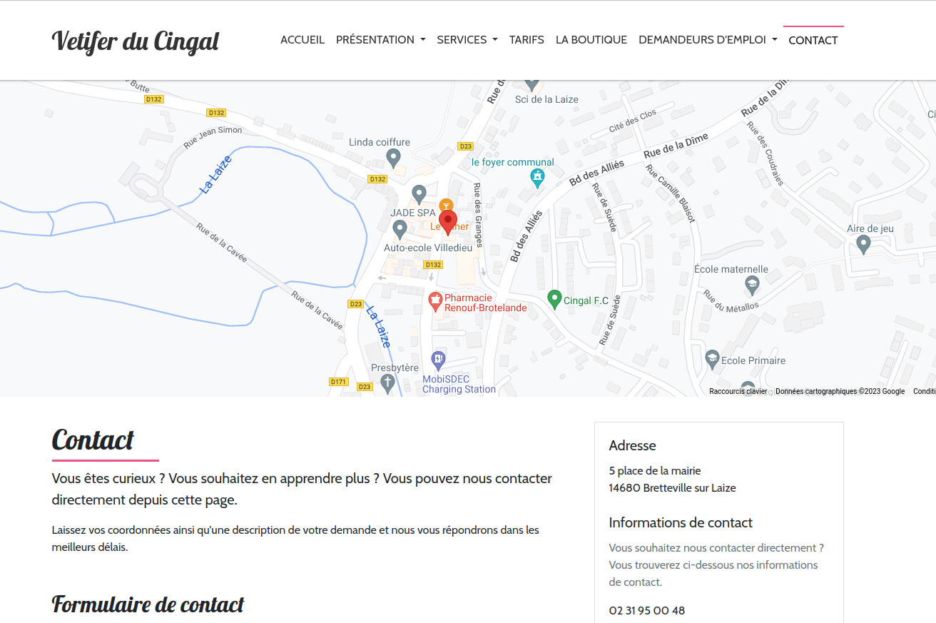 Site web PC